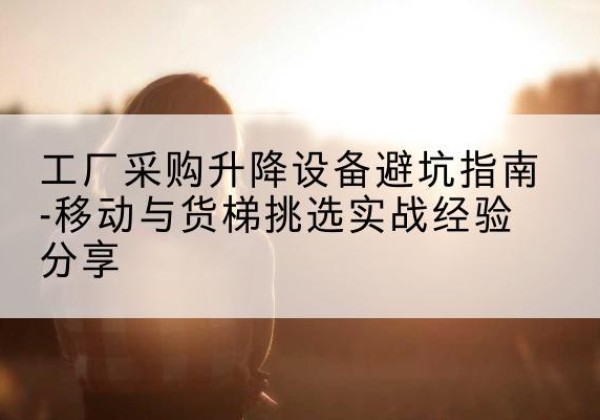 乐陵移动式升降机怎么选-工厂采购升降设备避坑指南-移动与货梯挑选实战经验分享